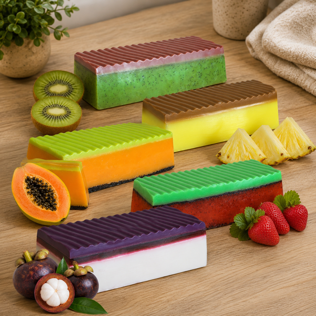 Pains de savon Paradis Tropical 1.1kg