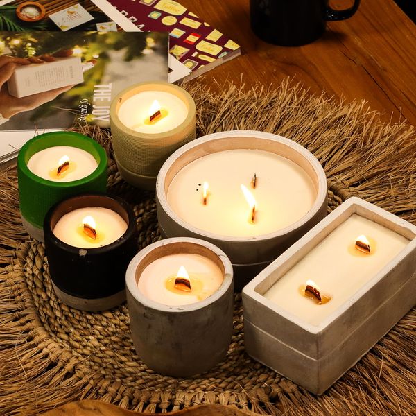 Bougie Béton Boîte