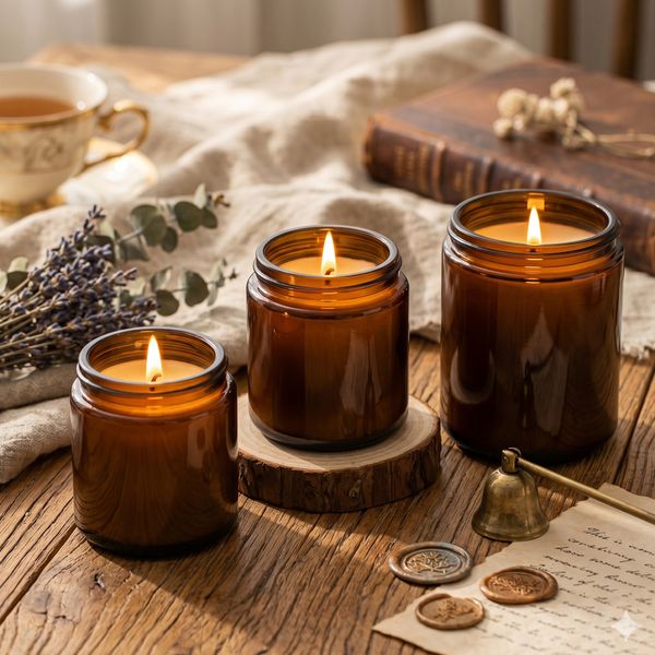 Bougies en cire de soja Aromathérapie sans étiquette - 200g