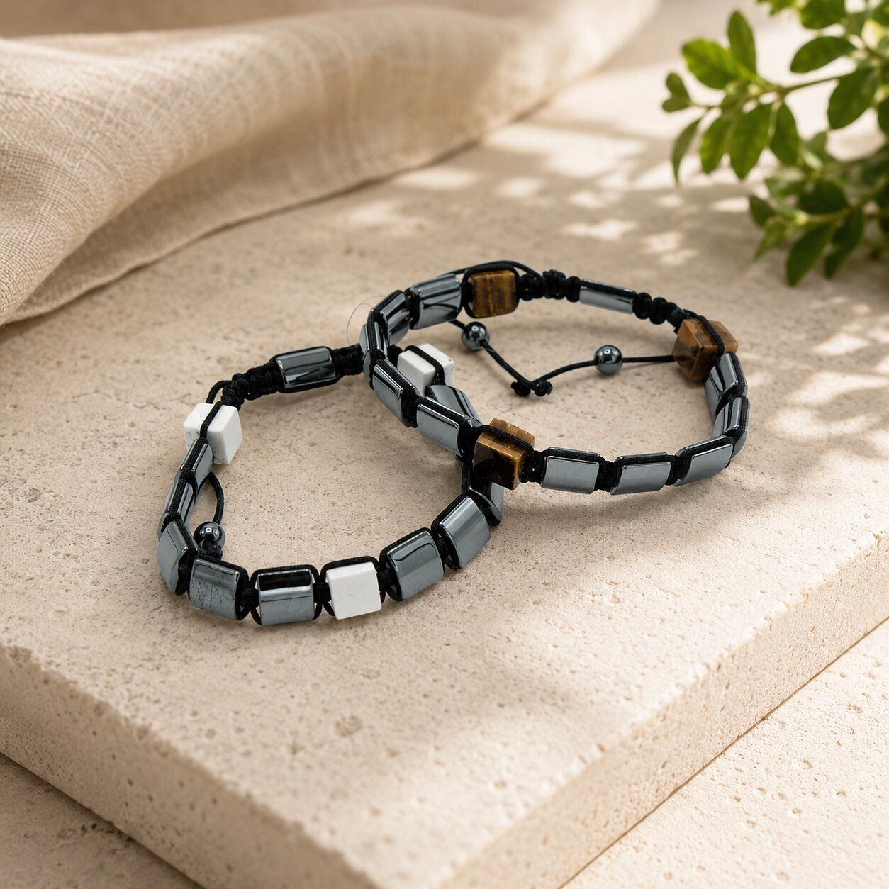 Bracelet Shamballa Hématite Magnétique