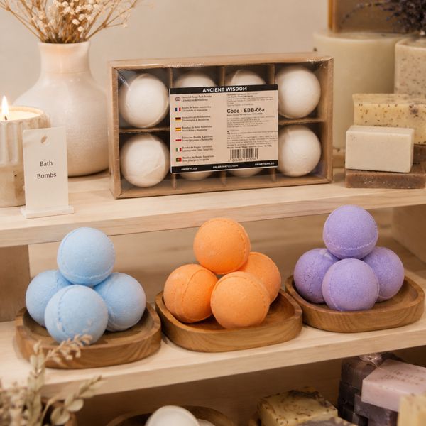 Boules de bain aux huiles essentielles