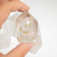 Pointes de Gemmes en Vrac d'environ 6 cm (0.5KG) - Quartz Clair (environ 8 pièces)