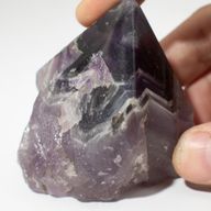 Points polies de pierres précieuses en vrac - Améthyste de grade A (environ 5 à 6 pièces)