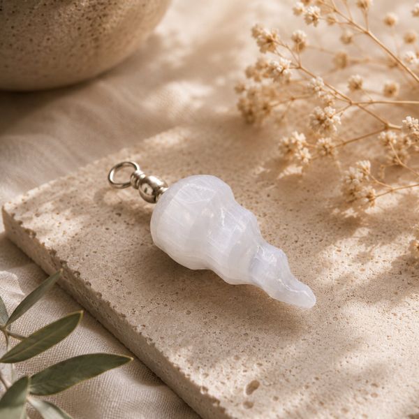 Magnifique Pendentifs en Sélénite