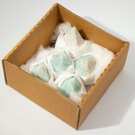 Lot de Pointes Polies en Pierres Naturelles – Amazonite Indienne (environ 5 à 6 pièces)