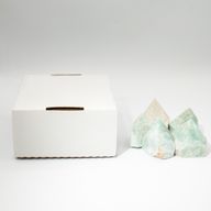 Lot de Pointes Polies en Pierres Naturelles – Amazonite Indienne (environ 5 à 6 pièces)