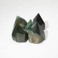 Pointes Polies en Vrac de Pierres Gemmes - Aventurine verte (environ 5-6 pièces)