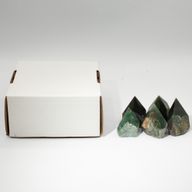 Pointes Polies en Vrac de Pierres Gemmes - Aventurine verte (environ 5-6 pièces)