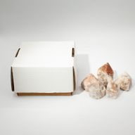 Pointes Polies en Vrac de Pierres Gemmes - Matrice avec tourmaline (environ 5 à 6 pièces)