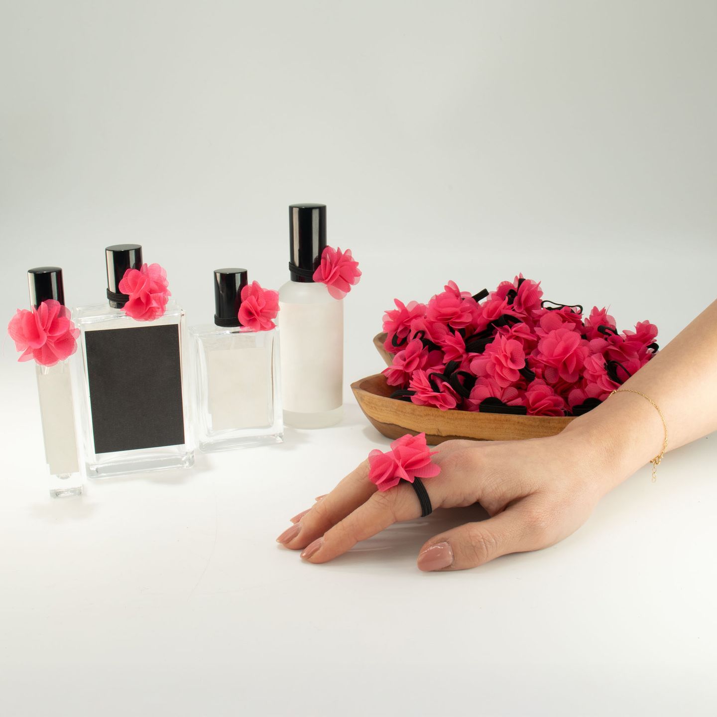 Anneaux Diffuseurs en Chiffon Parfumé