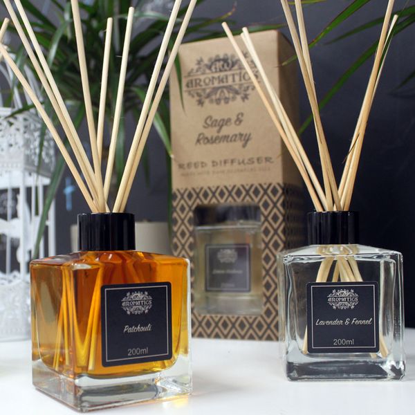 Diffuseurs à Rotin avec des Huiles Essentielles Pures – 200ml