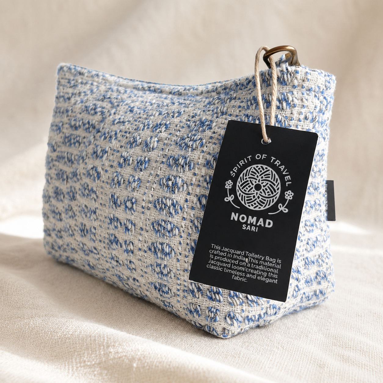 Trousses de Toilette Nomad Sari en Jacquard Indien