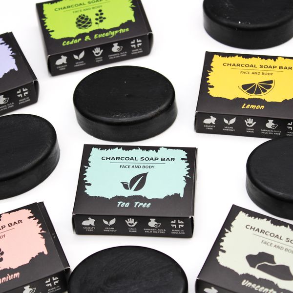 Vente en gros de savons au charbon actif 85g
