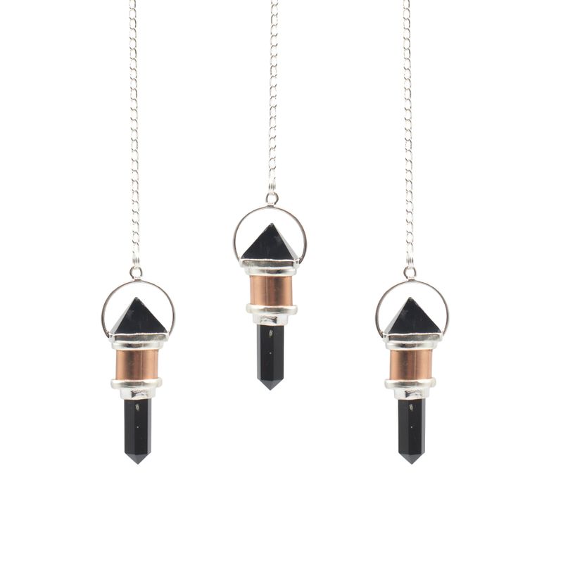 The Night Watcher - Pièce Combinée - Pendule en cuivre - Obsidienne