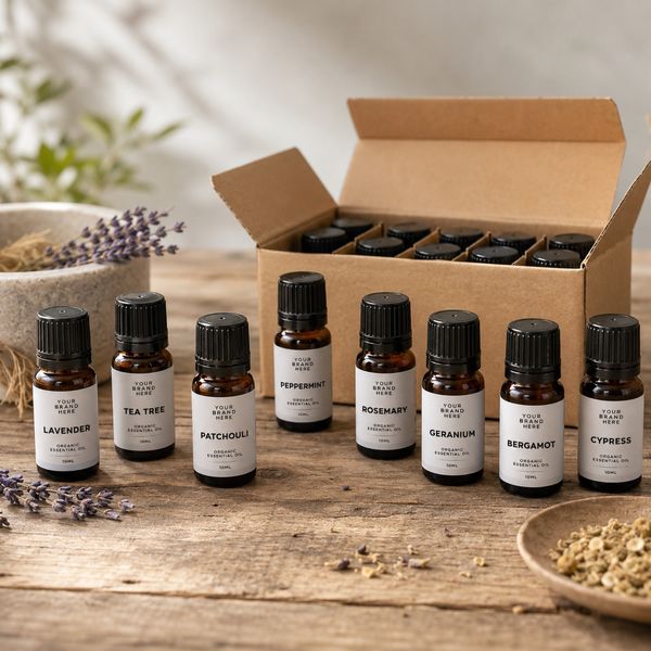 Huile Essentielle Bio -10ml - Sans étiquette