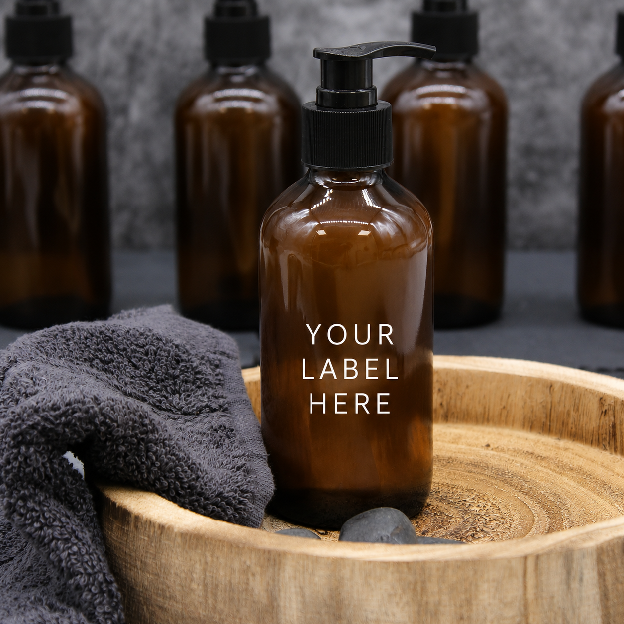 Lotion pour les mains et le corps aromathérapie - Sans étiquette