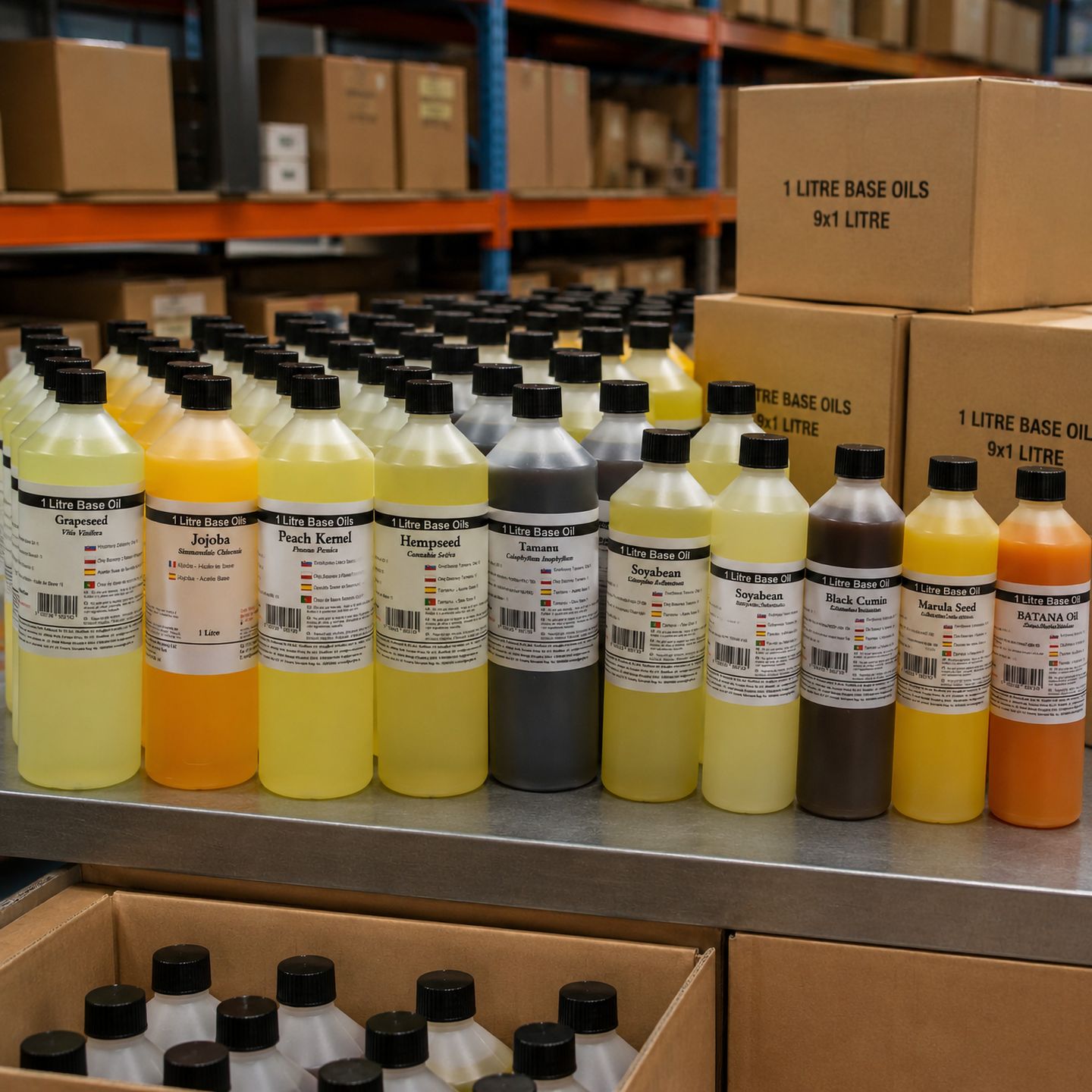 Huiles de Support Biologiques en Vrac
