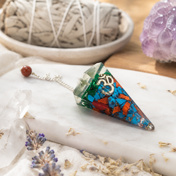 Pendule Orgonite de Puissance Chakra