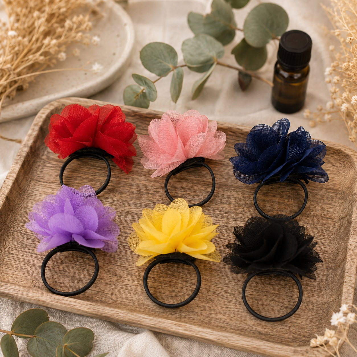 Anneaux Diffuseurs en Chiffon Parfumé