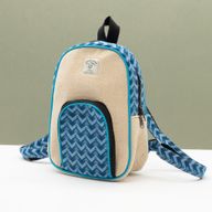 Sac à dos Kathmandu de taille moyenne - Dhaka Design (30 x 21 x 9 cm)