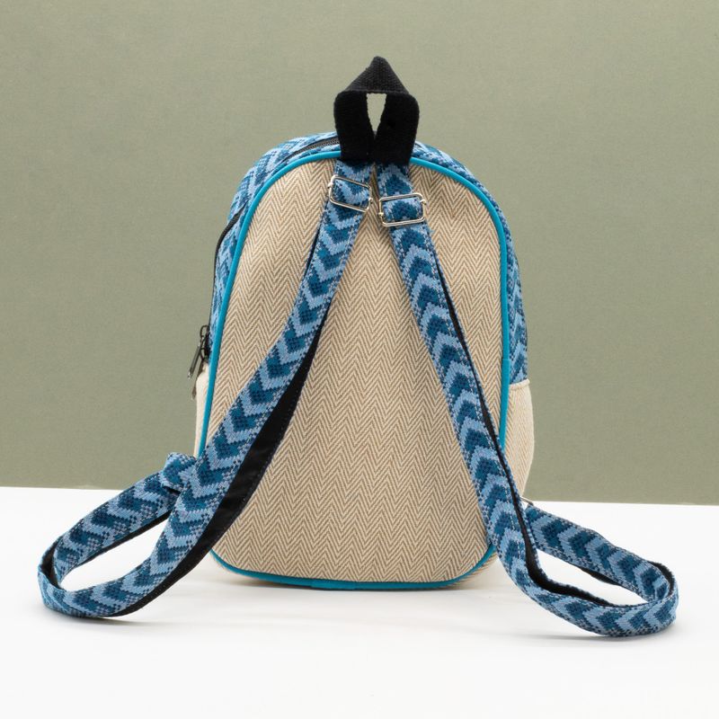 Sac à dos Kathmandu de taille moyenne - Dhaka Design (30 x 21 x 9 cm)