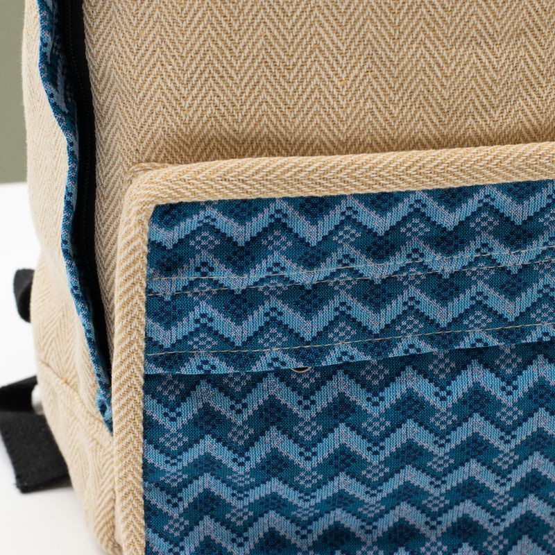 Grand sac à dos Kathmandu - Design Dhaka (39×28×13 cm)