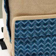 Grand sac à dos Kathmandu - Design Dhaka (39×28×13 cm)