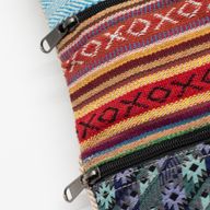 Sac cabas Patchwork Kathmandu - Dhaka Design (37 × 38 cm)