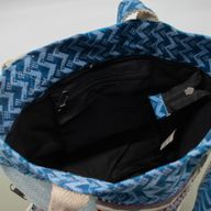 Sac cabas Patchwork Kathmandu - Dhaka Design (37 × 38 cm)