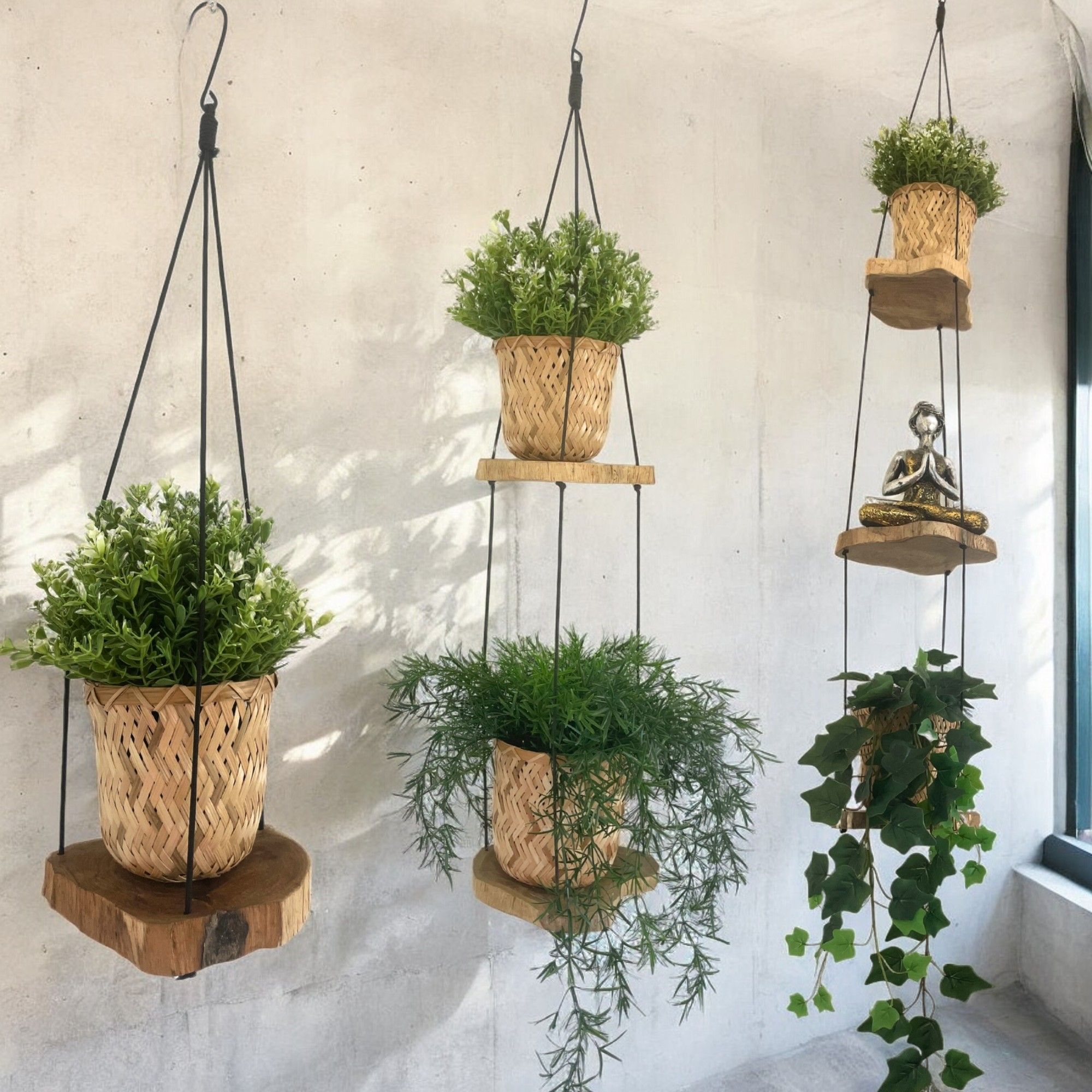 Etagère Suspendue en Bois Gamal