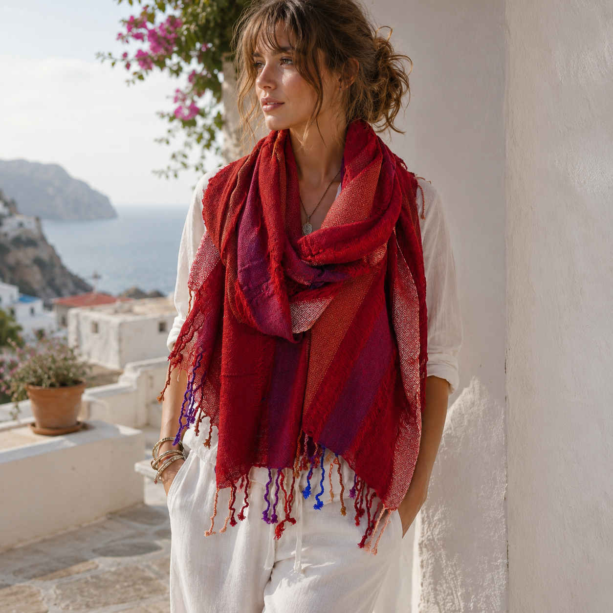 Vente en gros Foulards Boho Indiens