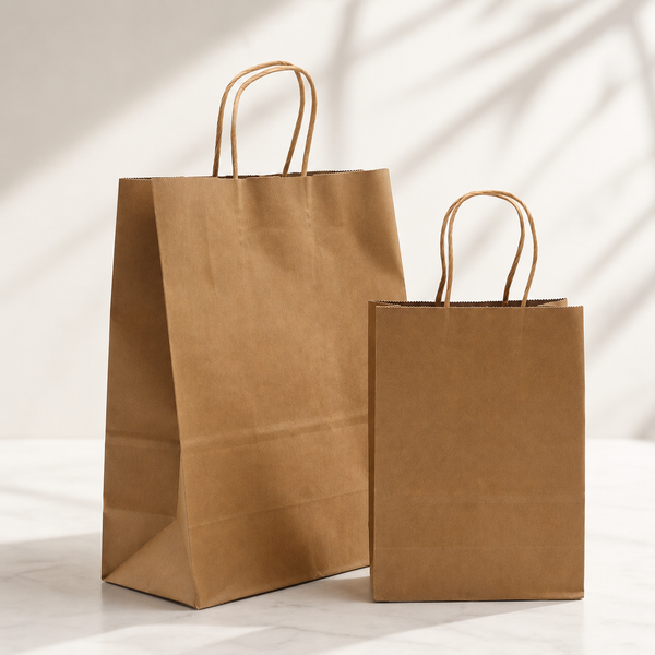 Sacs en Papier à Poignée en Corde en Gros