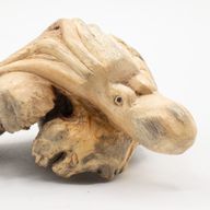 Sculpture en bois artisanale Parasite - Pieuvre gardienne de l'océan