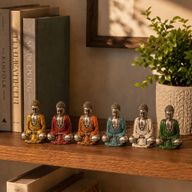 Mini Bouddha argenté (couleurs variées)