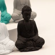 Mini Bouddha fini mat (Couleurs assorties)