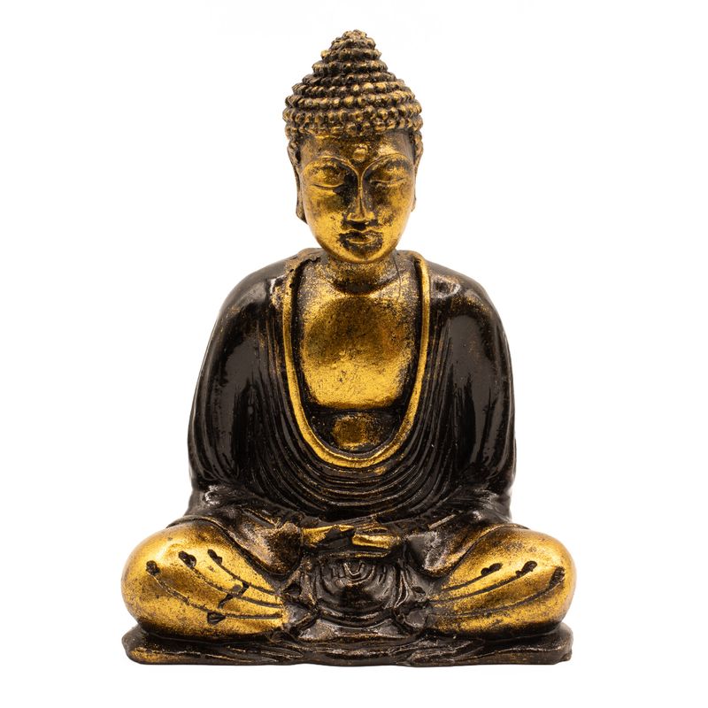 Bouddha noir et doré - moyen