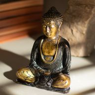 Bouddha noir et doré - moyen