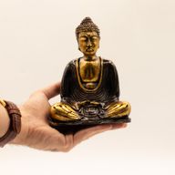 Bouddha noir et doré - moyen