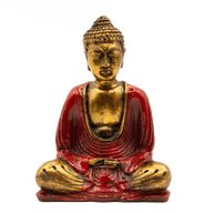 Bouddha Rouge et Or - Moyen
