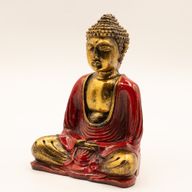 Bouddha Rouge et Or - Moyen