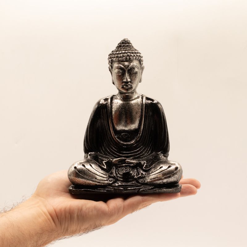 Bouddha noir et gris - moyen