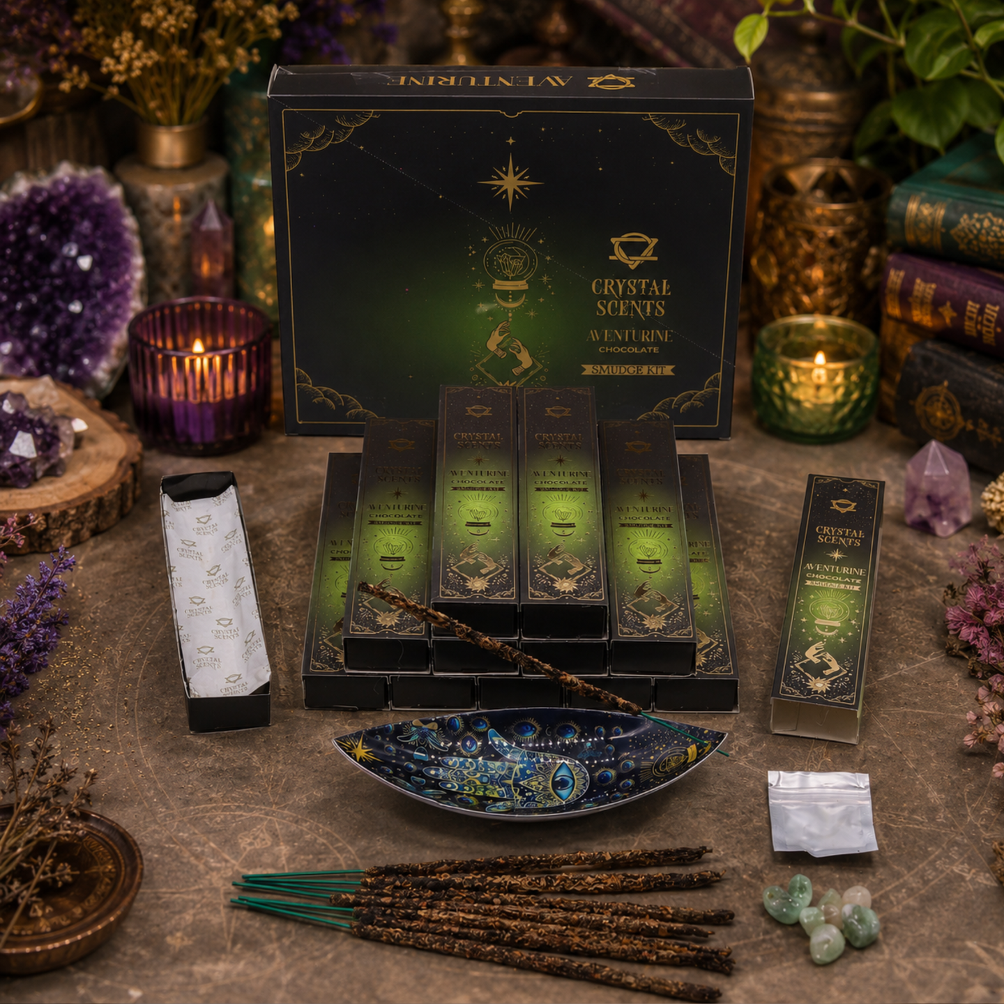 Encens de Purification aux Cristaux – En Gros