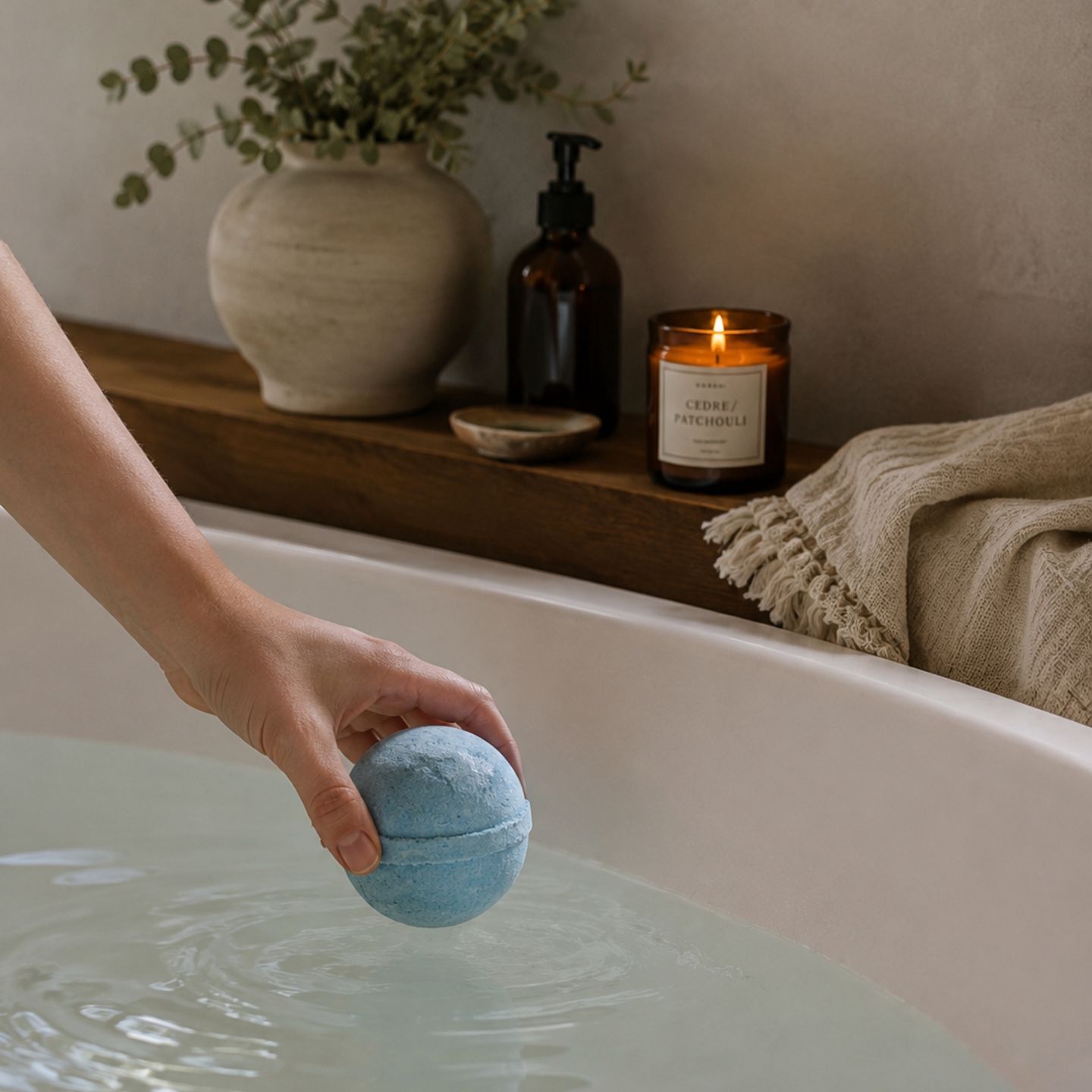 Bombes De Bain Aux Cristaux Élémentaires - Marque Blanche
