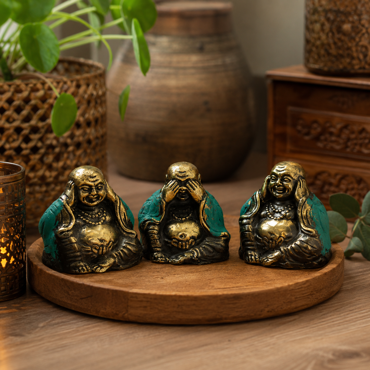 Objets Feng Shui en laiton