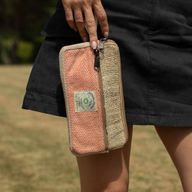 Pochette zippée en chanvre pour téléphone/Tobacoo/Anything (assortie)