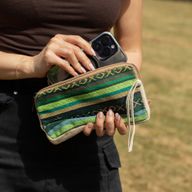 Pochette zippée en chanvre pour téléphone/Tobacoo/Anything (assortie)