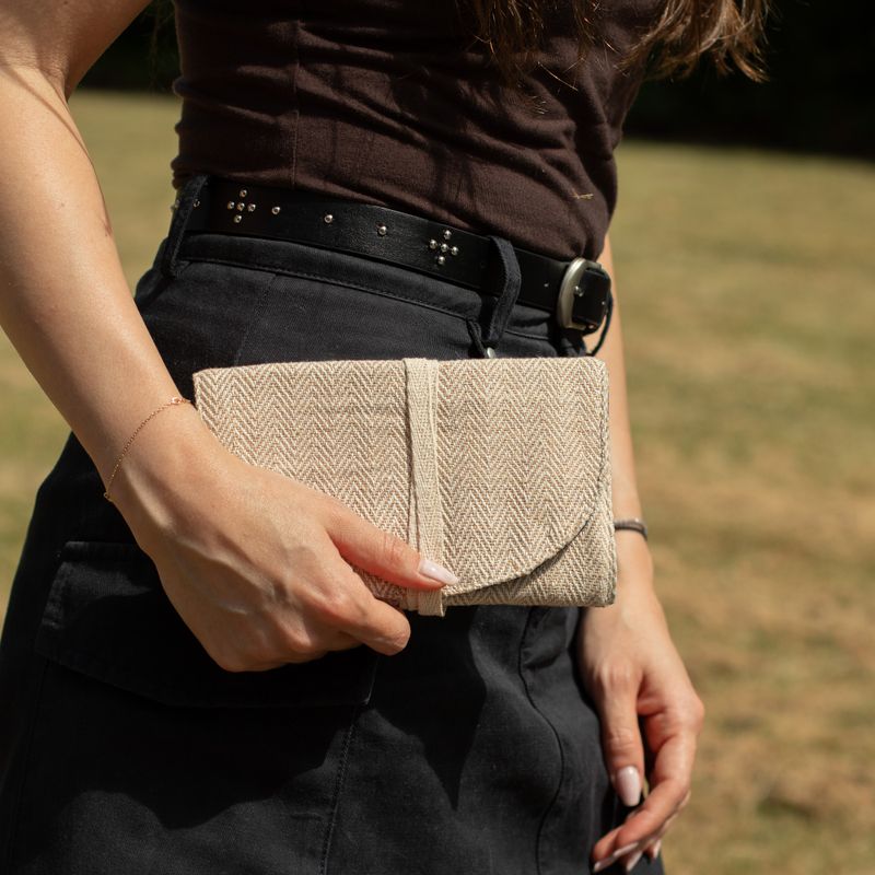 Pochette en chanvre pour téléphone / tabac / Anything Wrap (assortie)