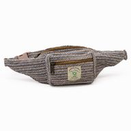Sac banane en coton et chanvre – bleu