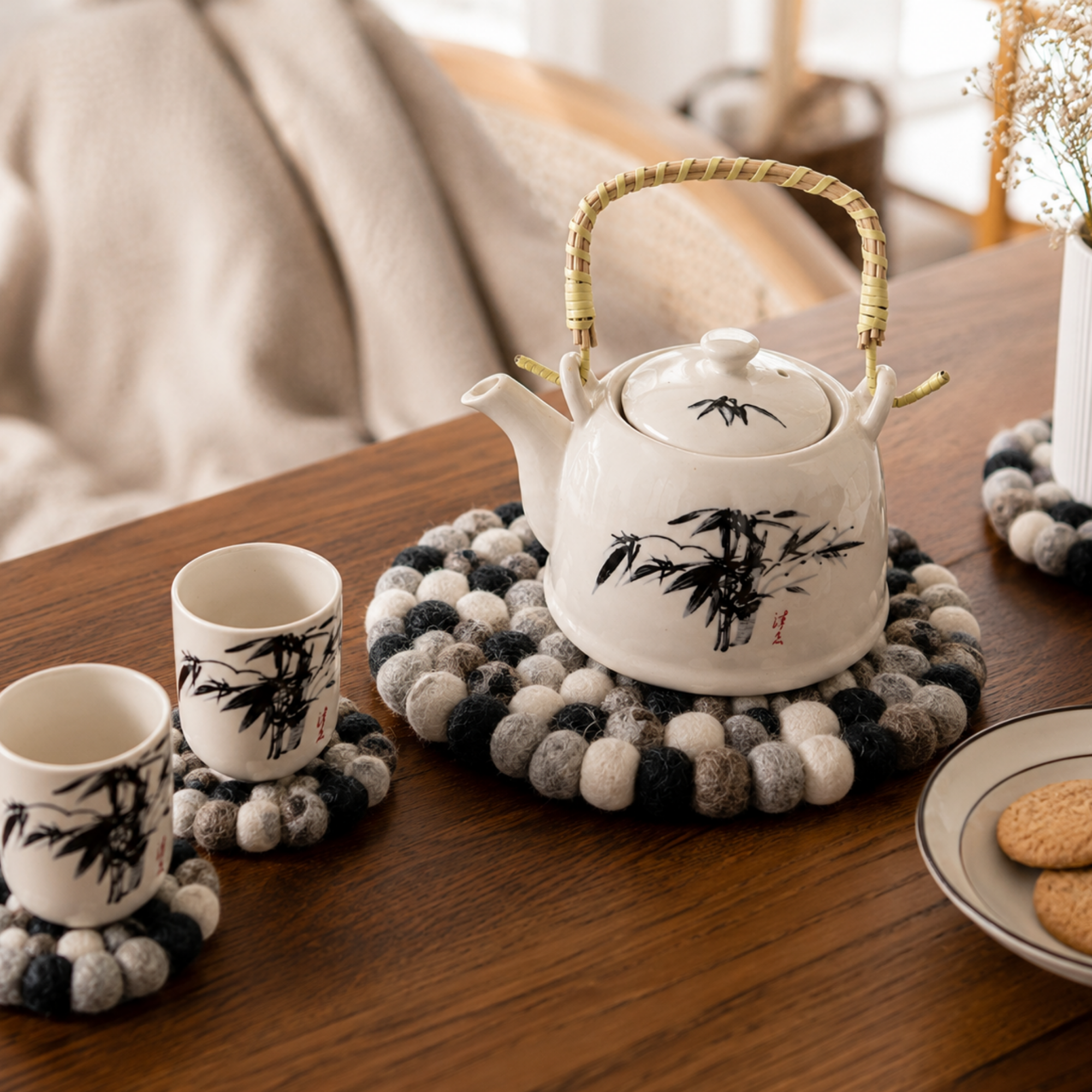 Sets de Table et Sous-Verres en Feutre