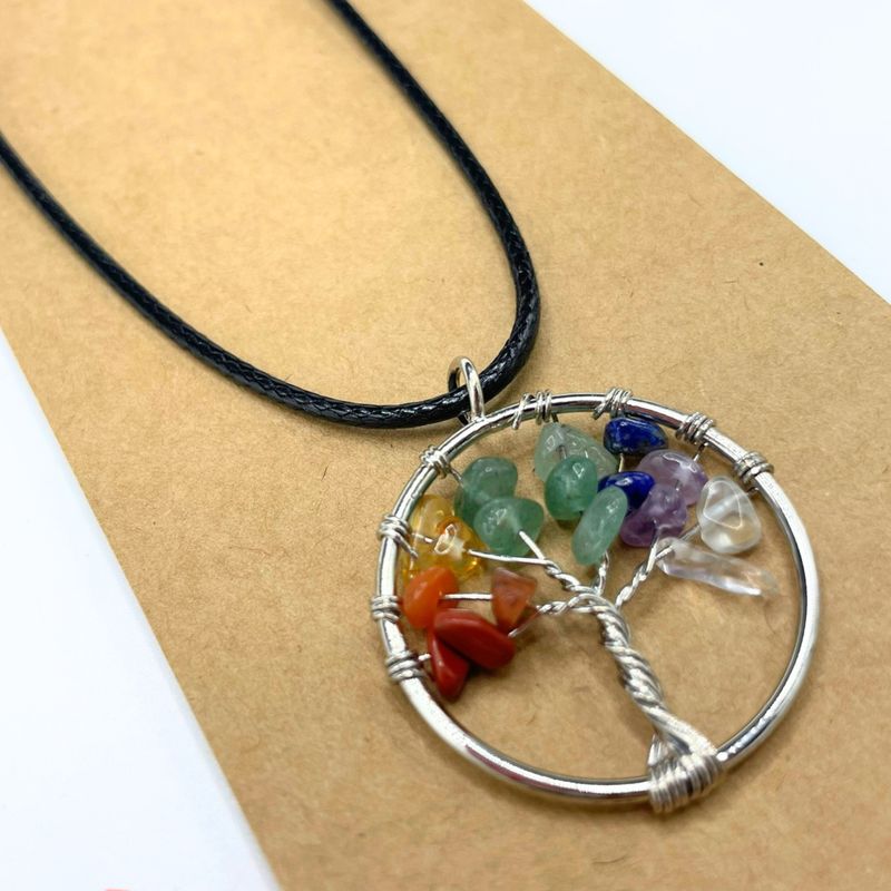 Collier à pendentif en pierre précieuse Starter